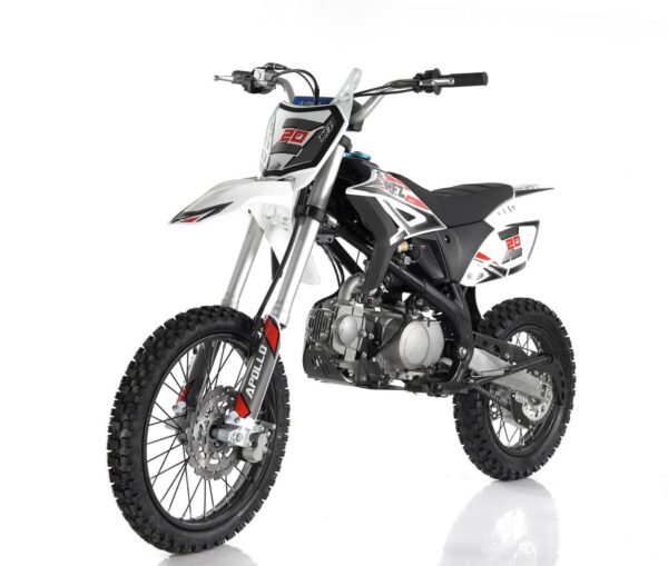Apollo DB-Z20 125cc Dirt Bike, 4-Speed Manual, 4-Stroke, Single Cylinder, Air-Cooled
