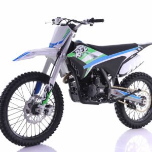 Apollo RFN Thunder 250cc Dirt Bike, 5-Speed Manual, Heavy-Duty Double Beam Steel Frame, Electric & Kick Start