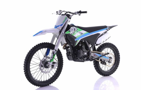 Apollo RFN Thunder 250cc Dirt Bike, 5-Speed Manual, Heavy-Duty Double Beam Steel Frame, Electric & Kick Start