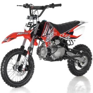 Apollo RFZ DB-X5 125cc Dirt Bike With 4-Speed Manual, 4-stroke, Air cooled