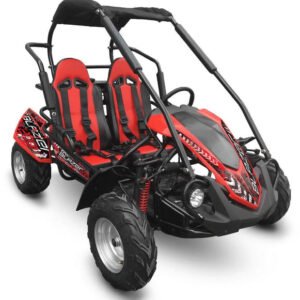 Blazer 200R MID-Size Go Kart, 7.5hp Torque Converter, Electric Start Reverse. Ages 10+ - Red
