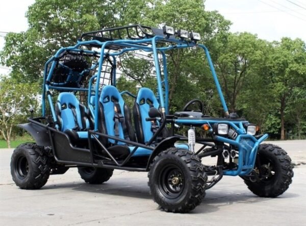 Dongfang 170cc Hummer 4 Seater Go Kart with Automatic Transmission w/Reverse, 4-Stroke, Air-Cooled Single Cylinder