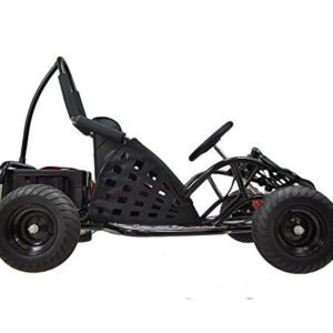 GoBowen Baja 1000W 48V Electric Go Kart - Black / No / Freight Curbside