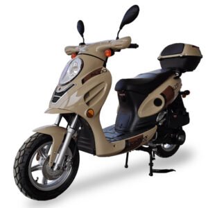 Ice Bear ALDO 150cc Automatic Scooter, Air-Cooled Engine, 12” Aluminum Wheels, SEYOUN NJKK Tires Included