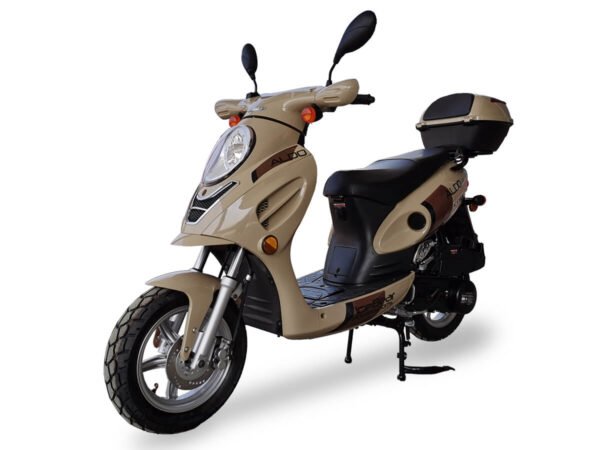 Ice Bear ALDO 150cc Automatic Scooter, Air-Cooled Engine, 12” Aluminum Wheels, SEYOUN NJKK Tires Included