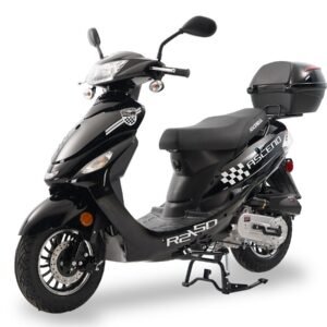 Ice Bear Ascend (PMZ50-4) 50cc Scooter, Fully Automatic, LED Lights, USB Port, Stainless Steel Hardware