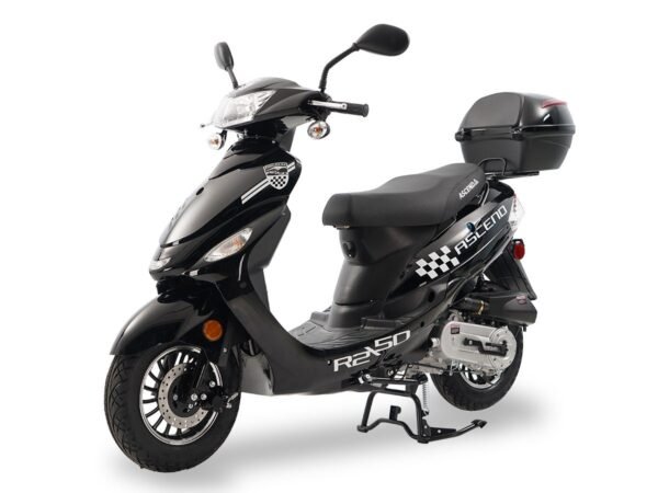 Ice Bear Ascend (PMZ50-4) 50cc Scooter, Fully Automatic, LED Lights, USB Port, Stainless Steel Hardware