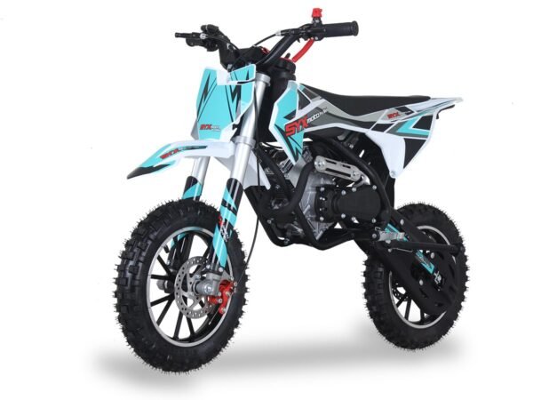 IceBear PRO MINI 57.6cc Off-Road Dirt Bike - Automatic Transmission, 10” Aluminum Wheels