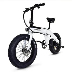 Jupiter Defiant - White plus Complimentary Cargo Rack! 750W, 48V, 10.4Ah, max speed 28mph, hub motor - Financing Available!