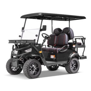 Kandi Kruiser 4-Passenger Electric Golf Cart with Lithium Battery, 15 MPH