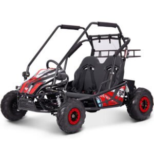 MotoTec Mud Monster XL 60v 2000w Electric Go Kart - Red / No Assembly - Ships in Factory Box