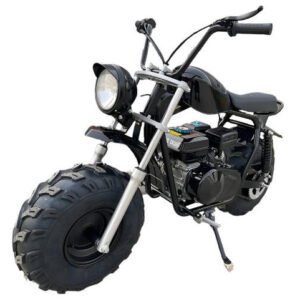 Mudstar Gas Powered Mini Bike, 196cc 6.5hp 4-Stroke - Black
