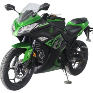 Super Sport 125cc Motorcycle, 4-Speed Manual, Hydraulic Disc Brakes, 17-inch Alloy Wheels - Green