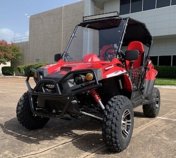 Trailmaster Challenger 200EX EFI UTV, Fully automatic with reverse, Aluminum wheels, Adjustable steering wheel