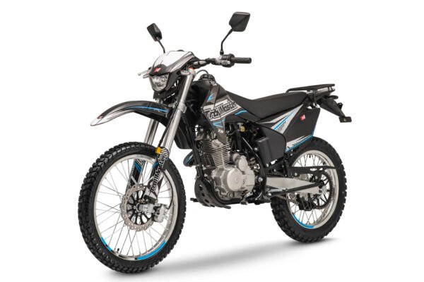 TrailMaster T5 250 Dual Sport Dirt Bike, 223cc Engine, 5-Speed Manual, Digital Dashboard, license plate light
