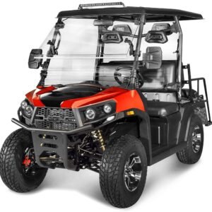 Vitacci Electric Rover 4-Seater Golf Cart with Extended Roof, Lithium Battery, and Digital Display