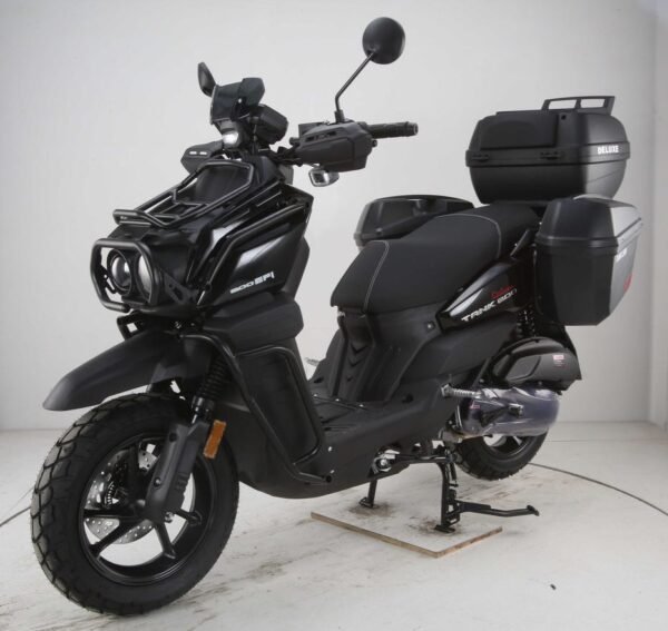 Vitacci Tank 200 EFI Deluxe Scooter, 13” Wheels, Side Luggage Carriers, 4-Stroke Air-Cooled Engine (GY6)
