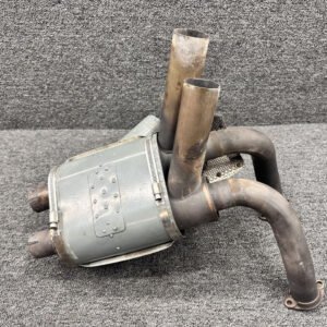 77669-002, 77668-010 Lycoming O-235-L2C Exhaust Muffler Stack with Shroud