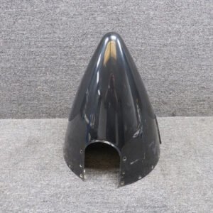 D-5257 Beechcraft Three Blade Propeller Spinner Dome Assembly (Black)