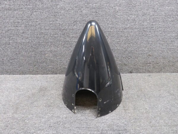 D-5257 Beechcraft Three Blade Propeller Spinner Dome Assembly (Black)