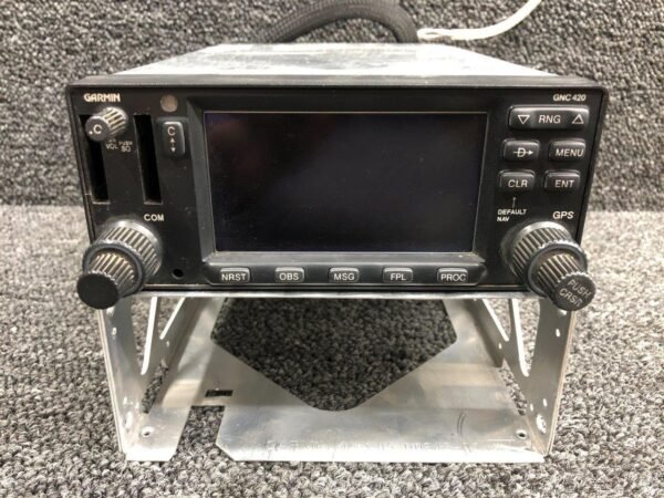 Garmin GNC-420 GPS-Communication Radio with Tray, Cards (14-28V)