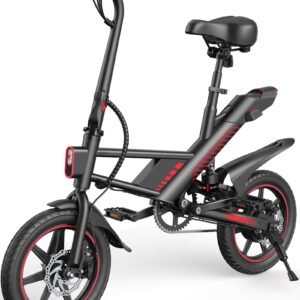 Gyroor C3 Electric Bike for Adults 450W with 14" Tires(New Version)