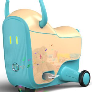 GYROOR GNU Electric Suitcase For Kids Ages 3-6