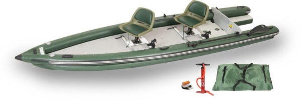 Sea Eagle FSK16 2 Person Swivel Seat Boat Package