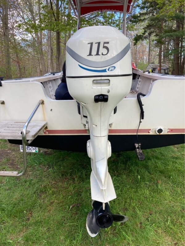 1996 Evinrude 115 HP 4-Cylinder Carbureted 2-Stroke 25" (X) Outboard Motor