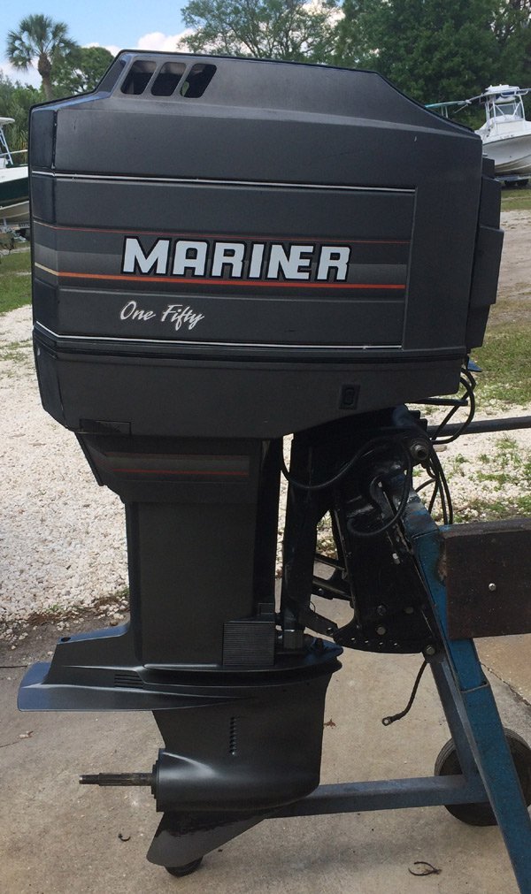 1984 Mariner 150 HP V6 2-Stroke 20" Outboard Motor - Calvins Marine