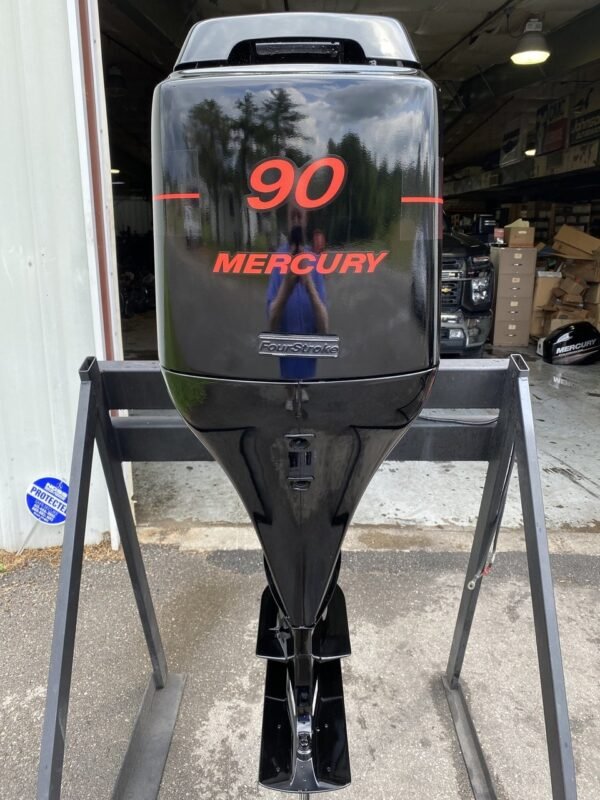 2005 Mercury 90 HP 4-Cylinder Carb 4-Stroke 25" (X) Outboard Motor - Image 5