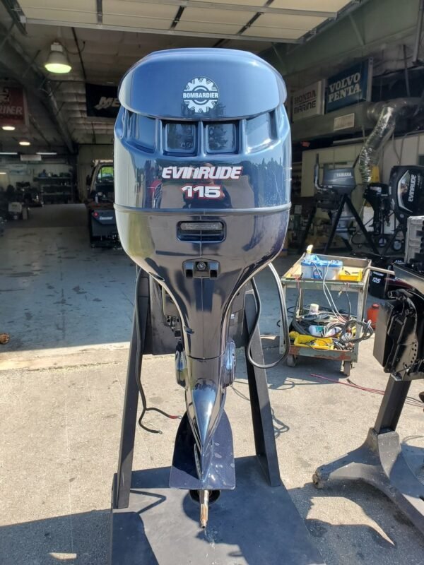 Classy 2002 Evinrude 115 HP 4-Cyl DFI 2-Stroke 20" (L) Outboard Motor - Image 6