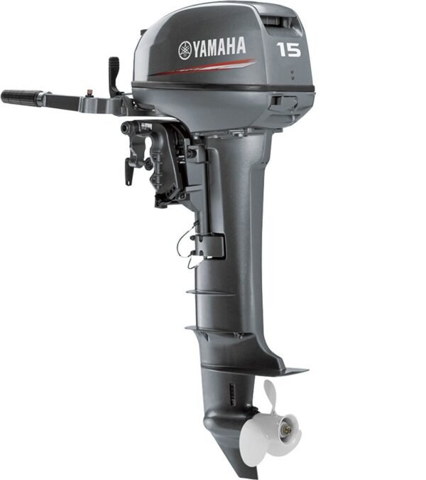 Add to wishlist 2010 Yamaha 15 HP 2 Cylinder 4 Stroke 15″ Tiller Outboard Motor - Image 3