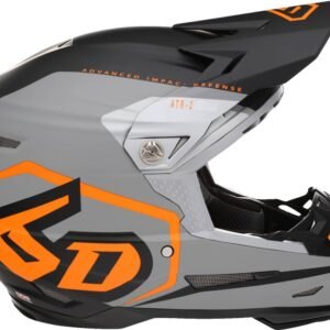 6D ATR-2 Helmet Delta Neon Orange