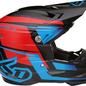 6D ATR-2 Helmet Mach Blue/Red/Black