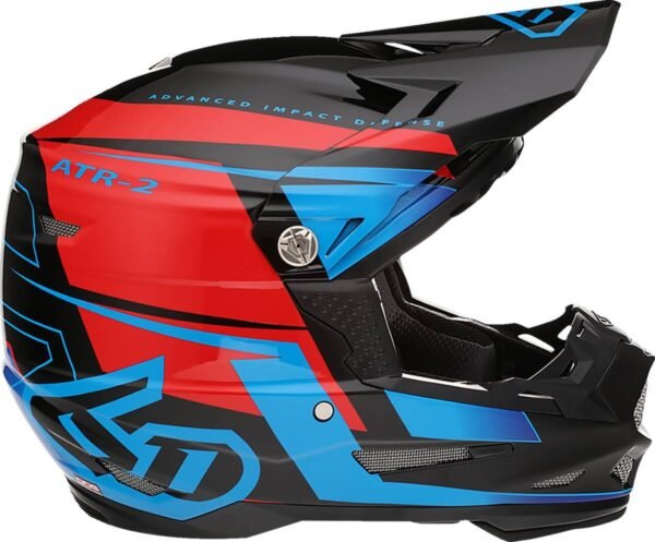 6D ATR-2 Helmet Mach Blue/Red/Black