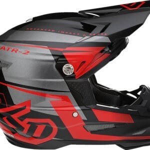 6D ATR-2 Helmet Mach Red/Grey/Black
