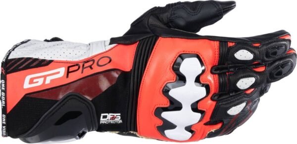 Alpinestars GP Pro RS4 Glove Black/Red Flou/White