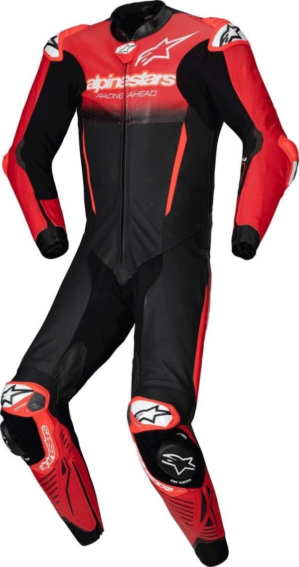 Alpinestars GP-R7 1pc Leather Suit Black/Mid Red