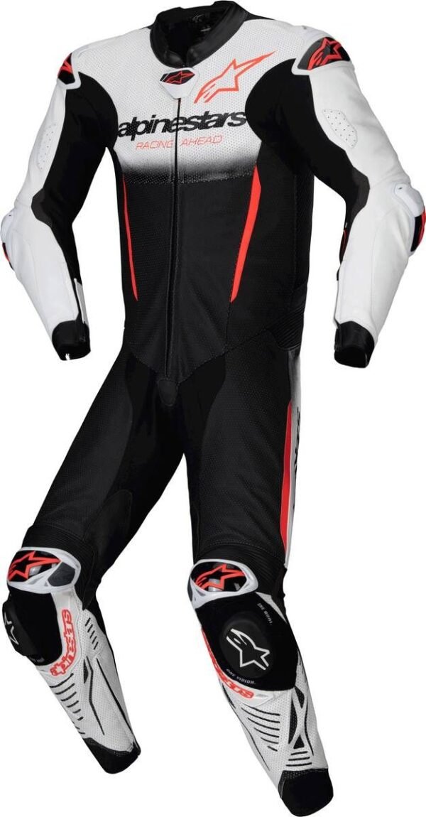 Alpinestars GP-R7 1pc Leather Suit White/Black/Red