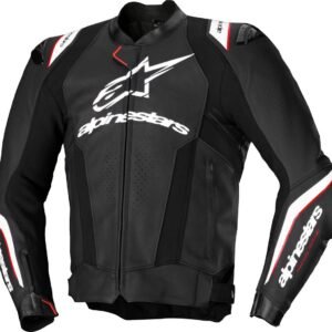 Alpinestars Missle V3 Ignition Leather Jacket Black/White