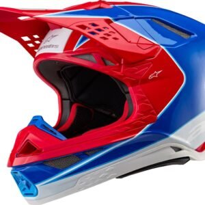 Alpinestars S-M10 Supertech Bale Helmet Carbon Red/Blue
