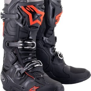 Alpinestars Tech 10 Boots Black/Flo-Red