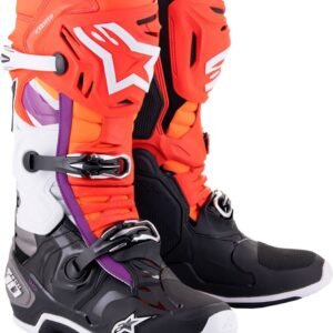 Alpinestars Tech 10 Boots Black/Red/Orange/White