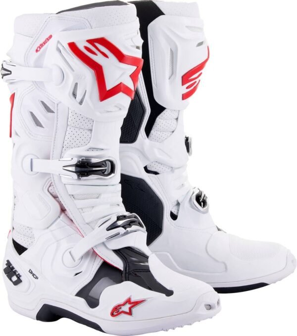 Alpinestars Tech 10 Supervented Boots White/Bright Red