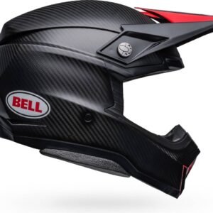 Bell Moto-10 Helmet Satin/Gloss Black/Red