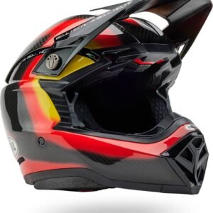 Bell Moto-10 Spherical Helmet Red Flare
