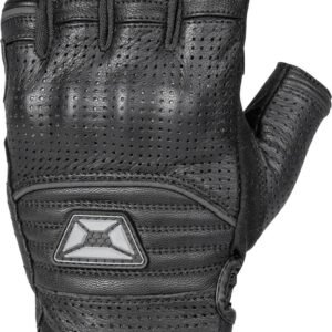 Cortech Flip-Off Armored Fingerless Glove Black