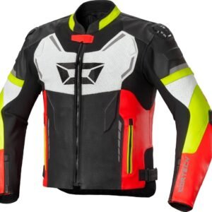 Cortech Revo Sport Air Motorcycle Jacket Red/Hi-Viz