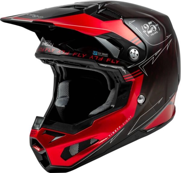 Fly Racing 2024 Formula S Carbon Legacy Youth Helmet Black/Red